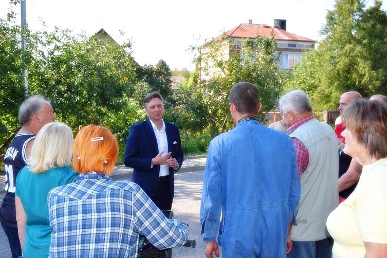 Burmistrz spotkał się z mieszkańcami ulicy Limanowskiego