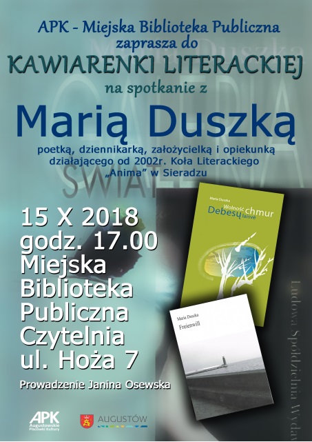 Spotkanie autorskie z Marią Duszką