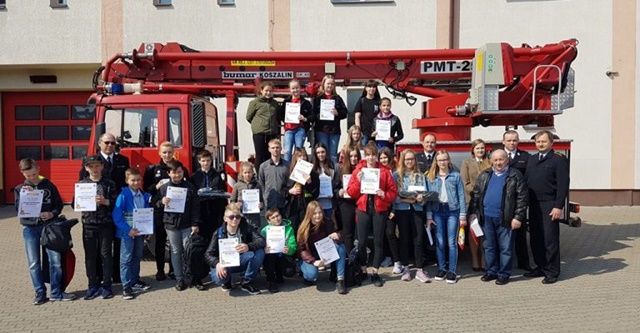 Eliminacje powiatowe XLII Ogólnopolskiego Turnieju Wiedzy Pożarniczej „Młodzież Zapobiega Pożarom”
