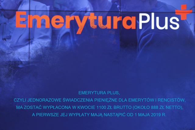 Emerytura Plus, czyli jednorazowe świadczenia pieniężne dla emerytów i rencistów