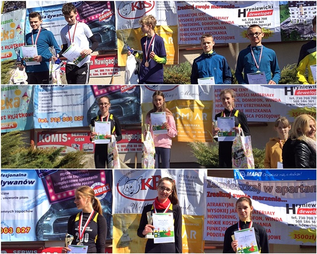 Zawodnicy UKS Technik Augustów uczestniczyli w Międzynarodowych Wiosennych Biegach Ulicznych w Mońkach