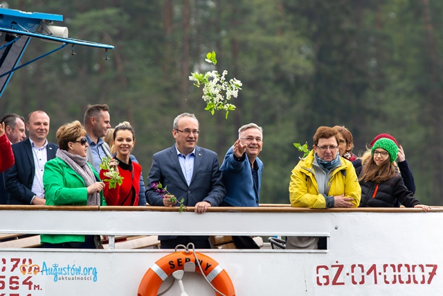 Wody Polskie i Miasto Augustów wspólnie otworzyły sezon żeglugowy 2019 w Augustowie