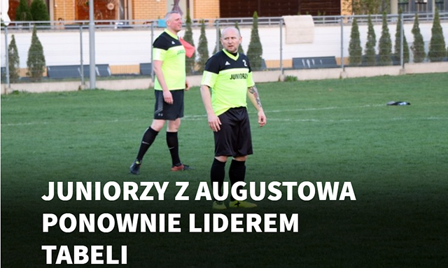 Wygrana 3:2 z Krukówkiem pozwoliła piłkarzom z Augustowa wrócić na fotel lidera