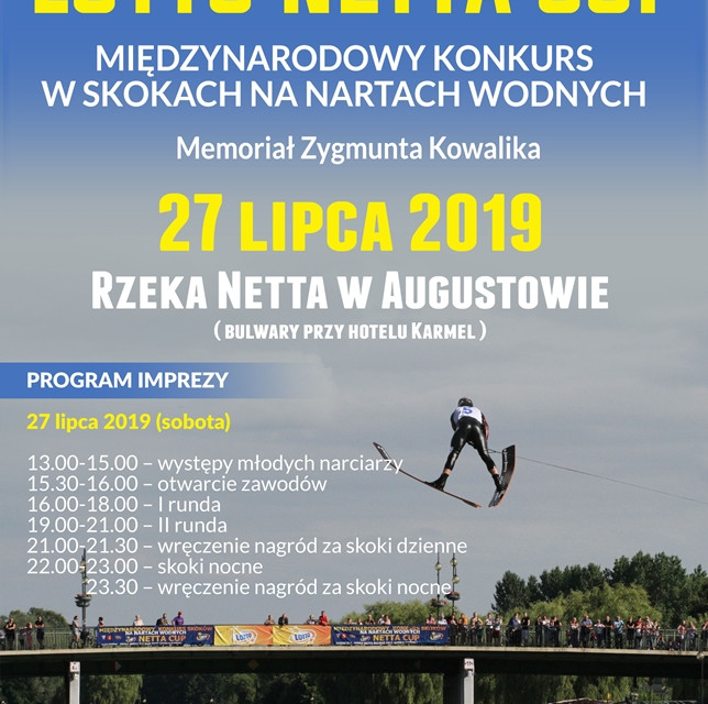 Międzynarodowy Konkurs Skoków na Nartach Wodnych „ Lotto Netta Cup  2019 „
