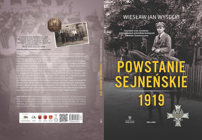 Ukazała się książka prof. Wiesława Jana Wysockiego „POWSTANIE SEJNEŃSKIE 1919”