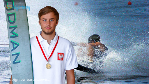 Kamil Borysewicz Mistrzem Europy w skokach na nartach wodnych za wyciągiem!