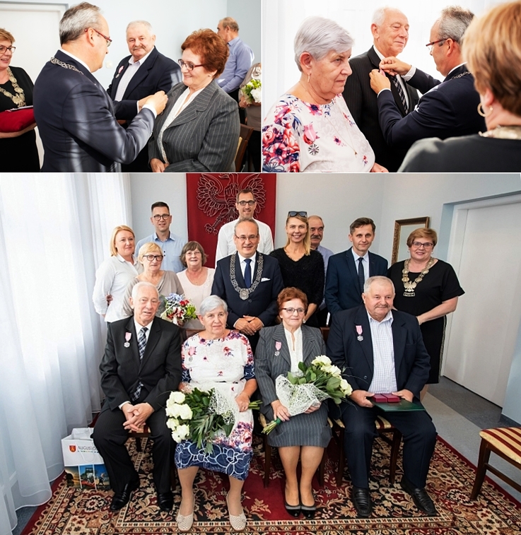 Dwie pary z Augustowa nagrodzone „Medalami za Długoletnie Pożycie Małżeńskie”