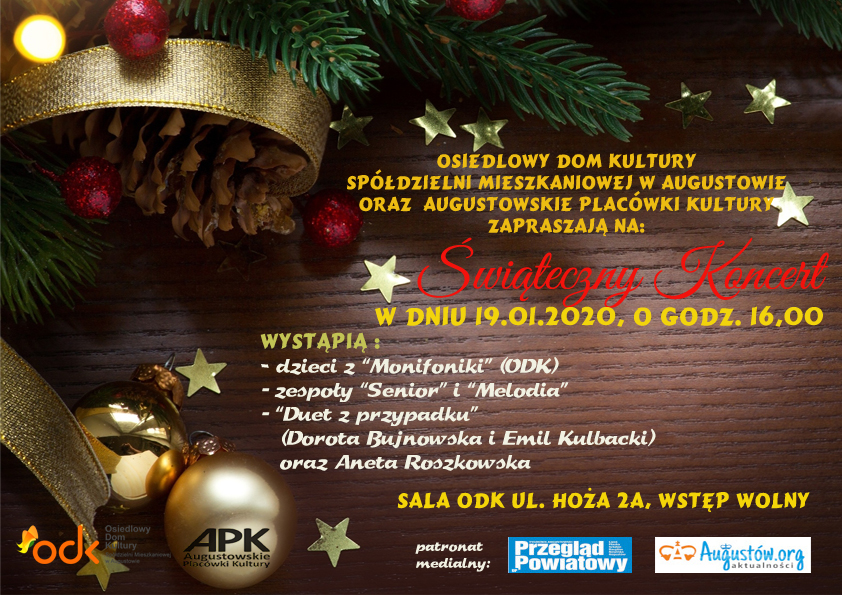 Świąteczny Koncert w ODK SM Augustów