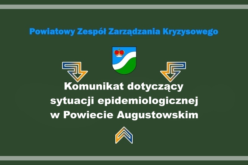 Komunikat dotyczący sytuacji epidemiologicznej w Powiecie Augustowskim / 15 marca 2021