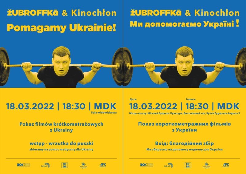 ŻUBROFFKA & KINOCHŁON – POMAGAMY UKRAINIE