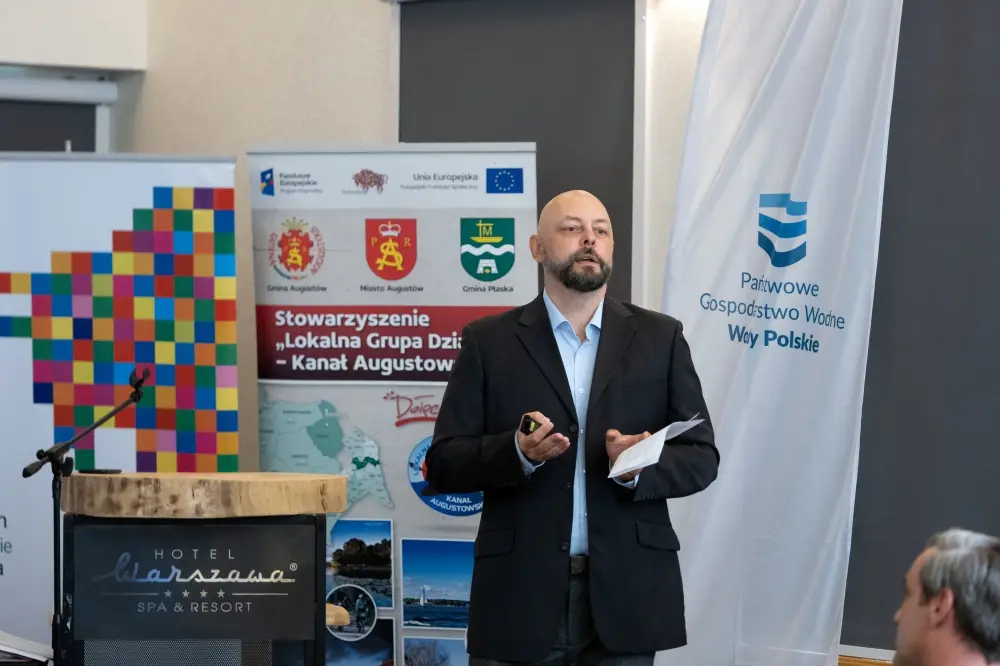 Konferencja Kanał Augustowski - dzieło człowieka i przyrody, Augustów 15.06.2022. Fot. Zbigniew Bartoszewicz augustow.org (8)