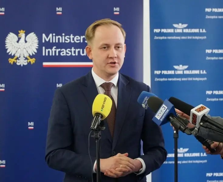 7 Paweł Wnukowski radny Sejmiku Województwa Podlaskiego fot. Rafał Adamczyk PKP Polskie Linie Kolejowe SA