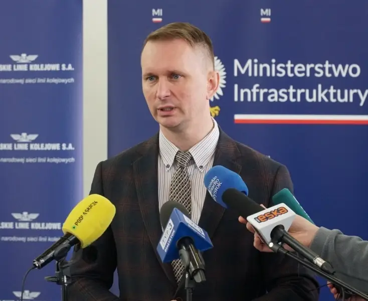 9 Sławomir Sieczkowski zastępca burmistrza Augustowa fot. Rafał Adamczyk PKP Polskie Linie Kolejowe SA