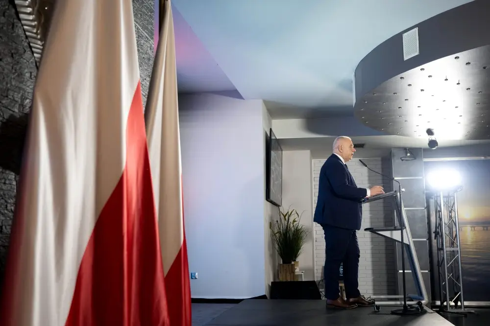 Wicepremier Jacek Sasin spotkał się z mieszkańcami w Augustowie (44)