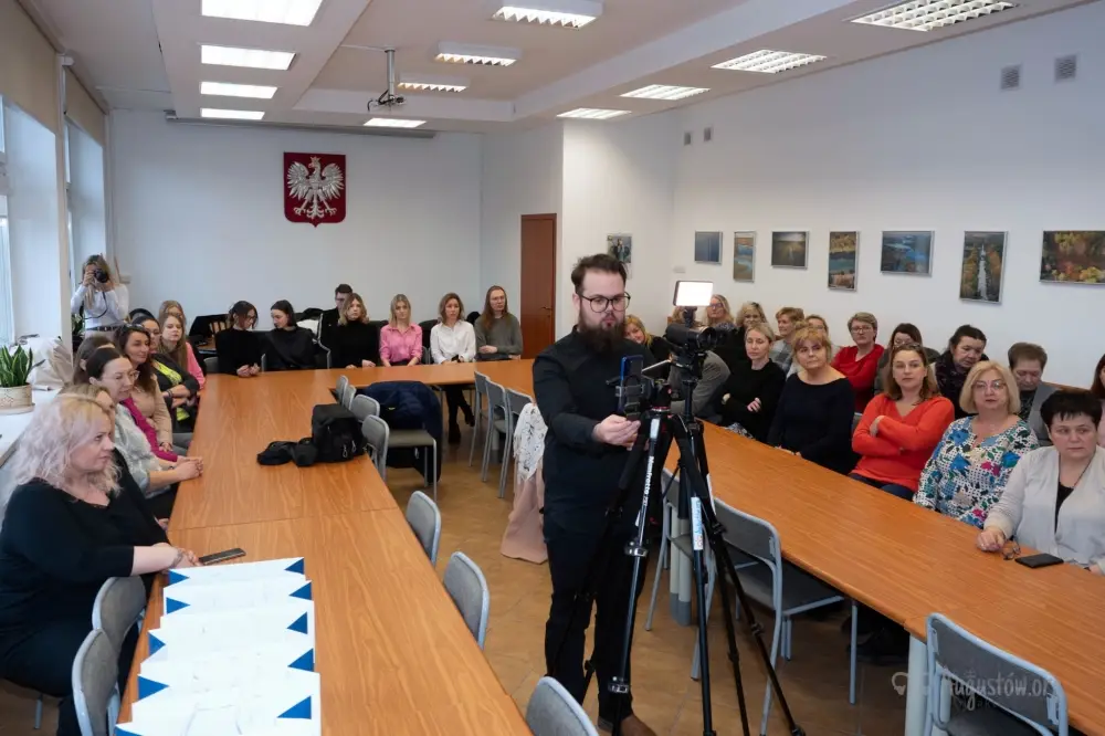 konferencja prasowa podczas której odbyła się prezentacja prac studentów Politechniki Białostockiej (14)