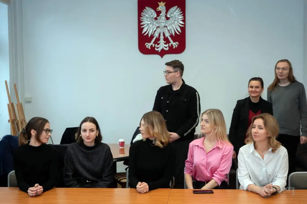 konferencja prasowa podczas której odbyła się prezentacja prac studentów Politechniki Białostockiej (6)