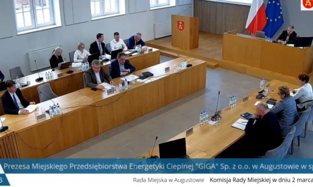 Ogłoszenie o posiedzeniu Komisji Rozwoju Rady Miejskiej w Augustowie