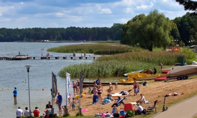 Augustowskie plaże coraz bardziej zarastają trzcinami [AUDIO]