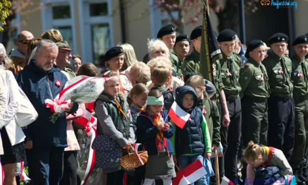 Augustowskie Obchody Narodowego Święta Konstytucji 3 Maja [FOTO, AUDIO]