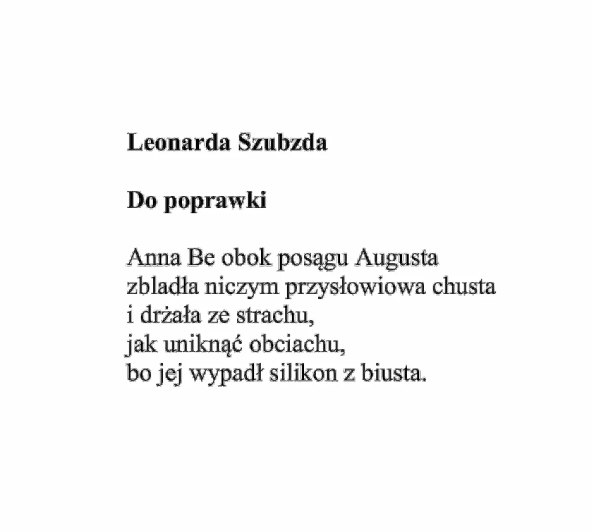 Do poprawki