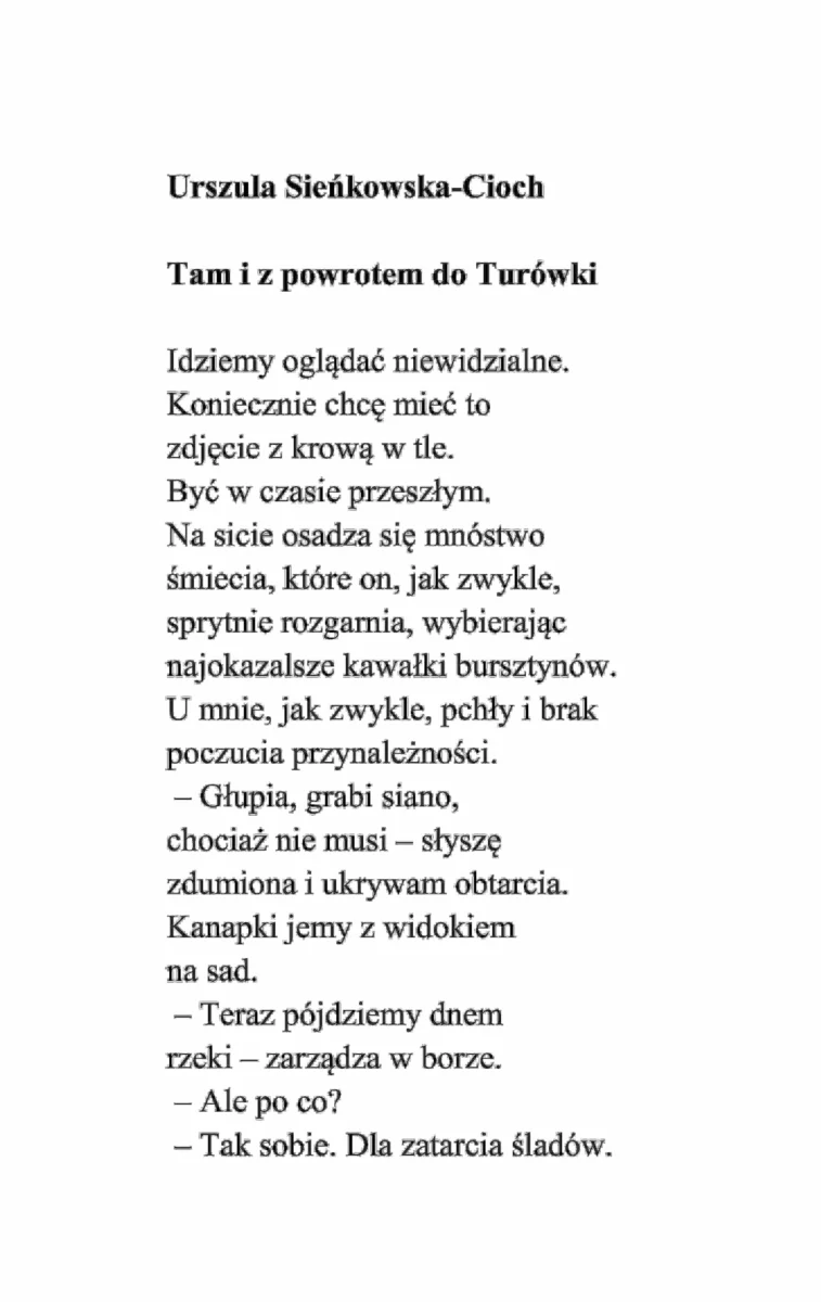 Tam i z powrotem do Turówki