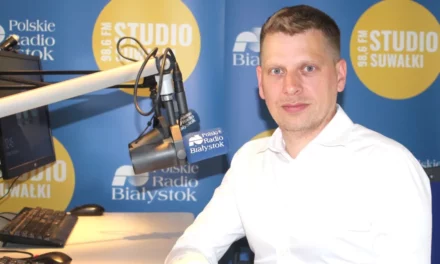 Filip Chodkiewicz, zastępca burmistrza Augustowa gościem Polskiego Radia Białystok