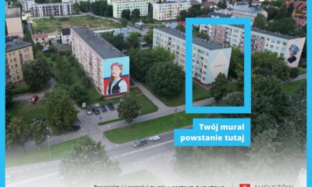 Zaprojektuj i namaluj mural w centrum Augustowa. Burmistrz ogłosił ogólnopolski otwarty konkurs artystyczny