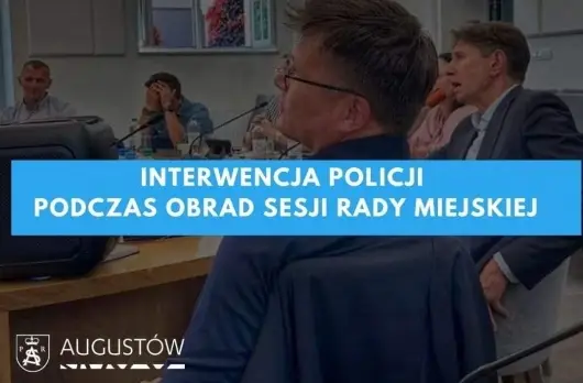 Wyjaśnienie w sprawie interwencji policji podczas sesji Rady Miejskiej