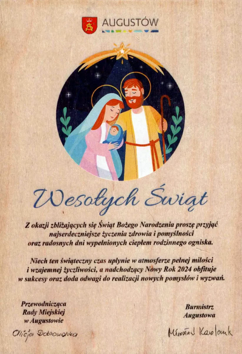 Życzenia Burmistrza