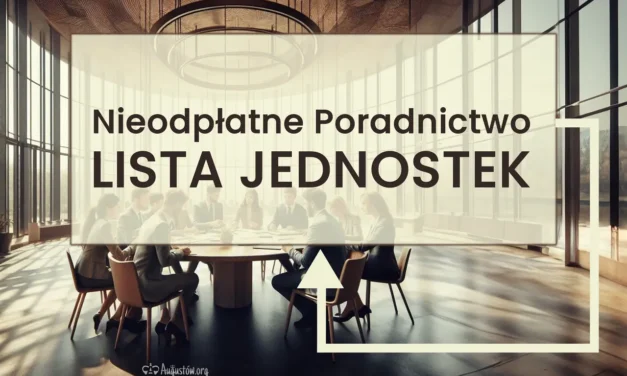 Lista Jednostek Nieodpłatnego Poradnictwa