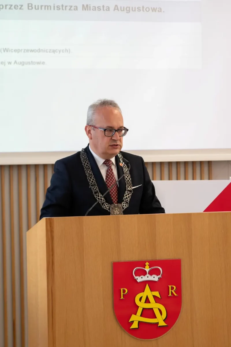 Fotorelacja z pierwszej sesji nowo wybranej Rady Miejskiej w Augustowie w kadencji 2024-2029. (14)