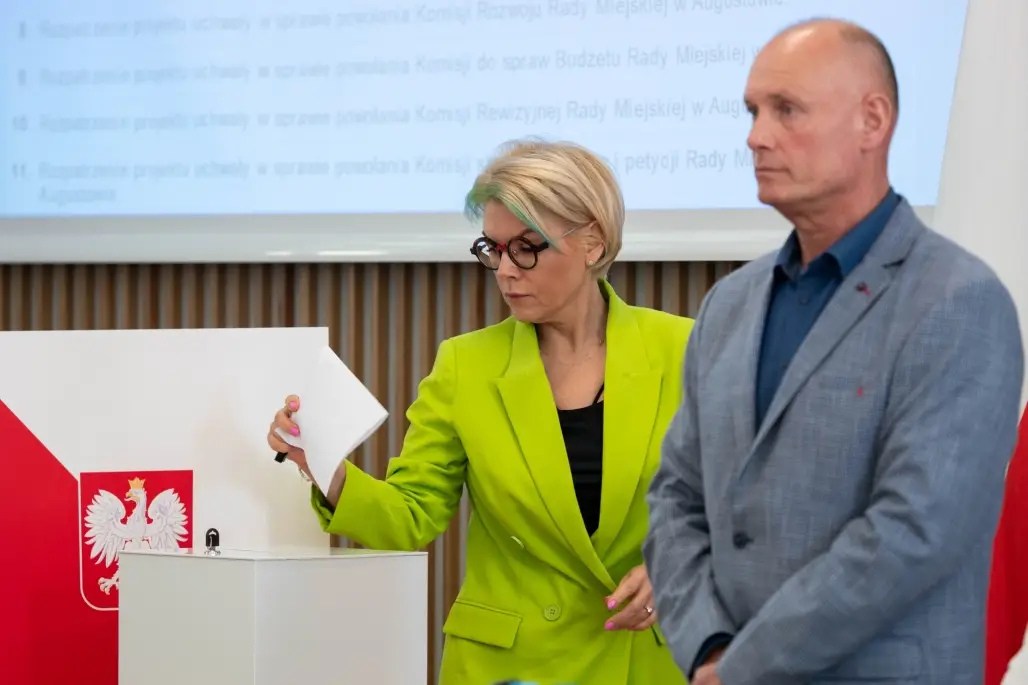 Fotorelacja z pierwszej sesji nowo wybranej Rady Miejskiej w Augustowie w kadencji 2024-2029. (25)