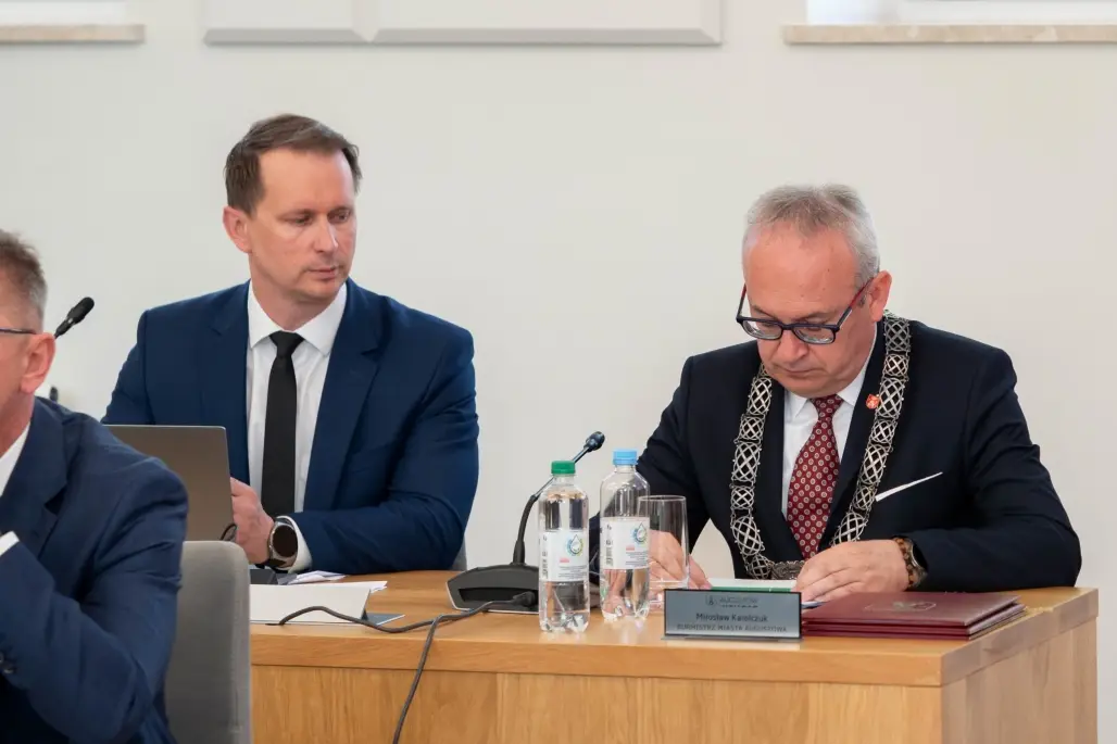 Fotorelacja z pierwszej sesji nowo wybranej Rady Miejskiej w Augustowie w kadencji 2024-2029. (34)