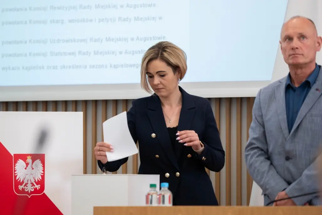 Fotorelacja z pierwszej sesji nowo wybranej Rady Miejskiej w Augustowie w kadencji 2024-2029. (36)
