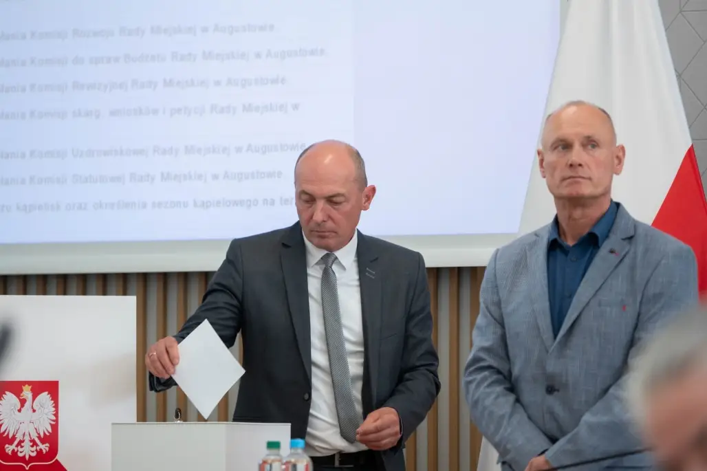 Fotorelacja z pierwszej sesji nowo wybranej Rady Miejskiej w Augustowie w kadencji 2024-2029. (37)