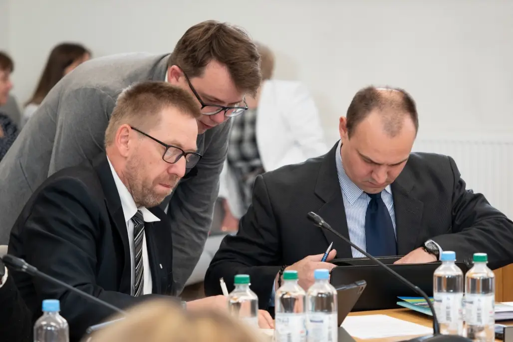 Fotorelacja z pierwszej sesji nowo wybranej Rady Miejskiej w Augustowie w kadencji 2024-2029. (4)