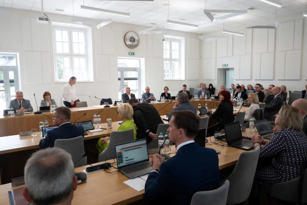 Fotorelacja z pierwszej sesji nowo wybranej Rady Miejskiej w Augustowie w kadencji 2024-2029. (51)
