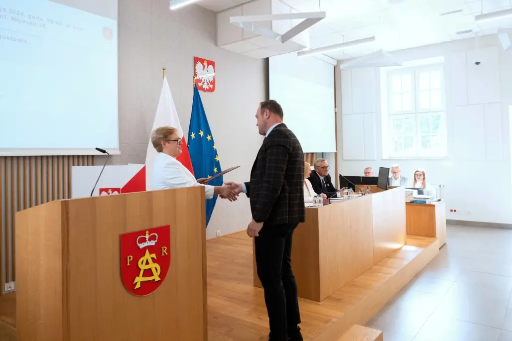 Fotorelacja z pierwszej sesji nowo wybranej Rady Miejskiej w Augustowie w kadencji 2024-2029. (52)