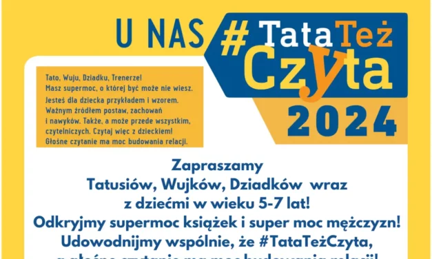 Augustów: U Nas #TataTeżCzyta !