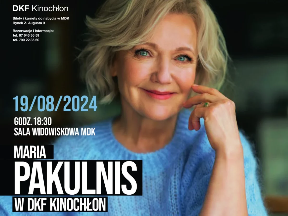 Augustów: Maria Pakulnis w Augustowie