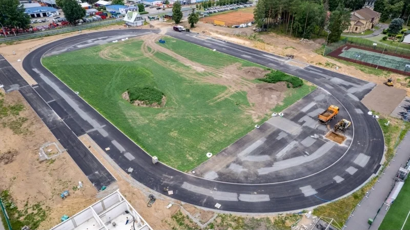 Olimpijski Augustów coraz bliżej. Na stadionie praca wre (3)