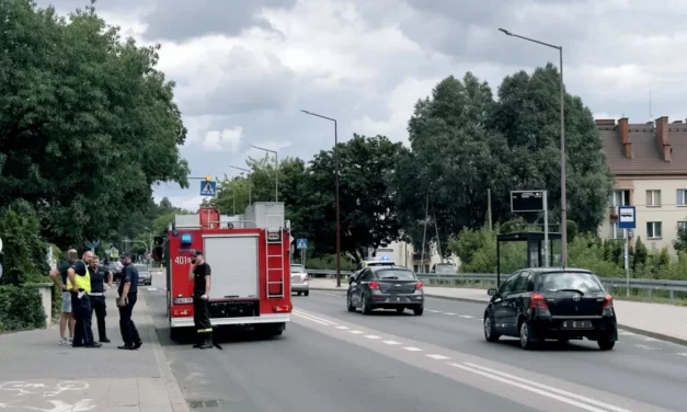 Augustów: Śmiertelne potrącenie rowerzysty na ulicy 29 Listopada [Foto]