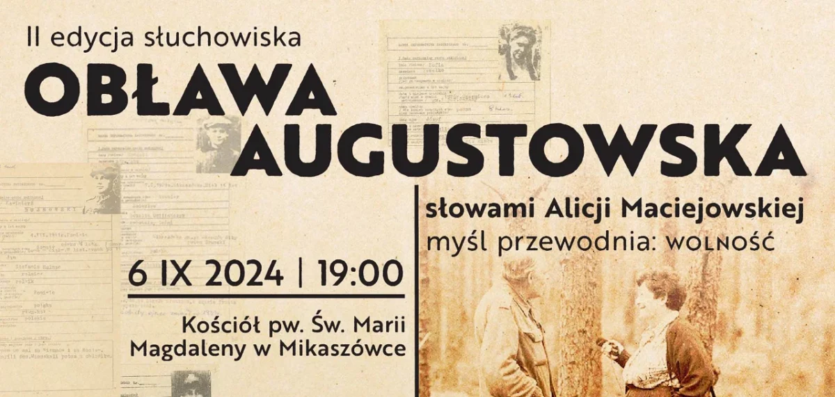II edycja słuchowiska leśnego „Obława Augustowska słowami Alicji Maciejowskiej”