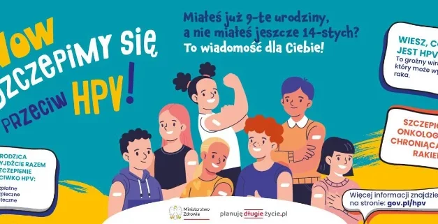 Szczepionka na raka dla dziewczynek i chłopców już od 9. roku życia – zmiany w programie bezpłatnych szczepień przeciw HPV