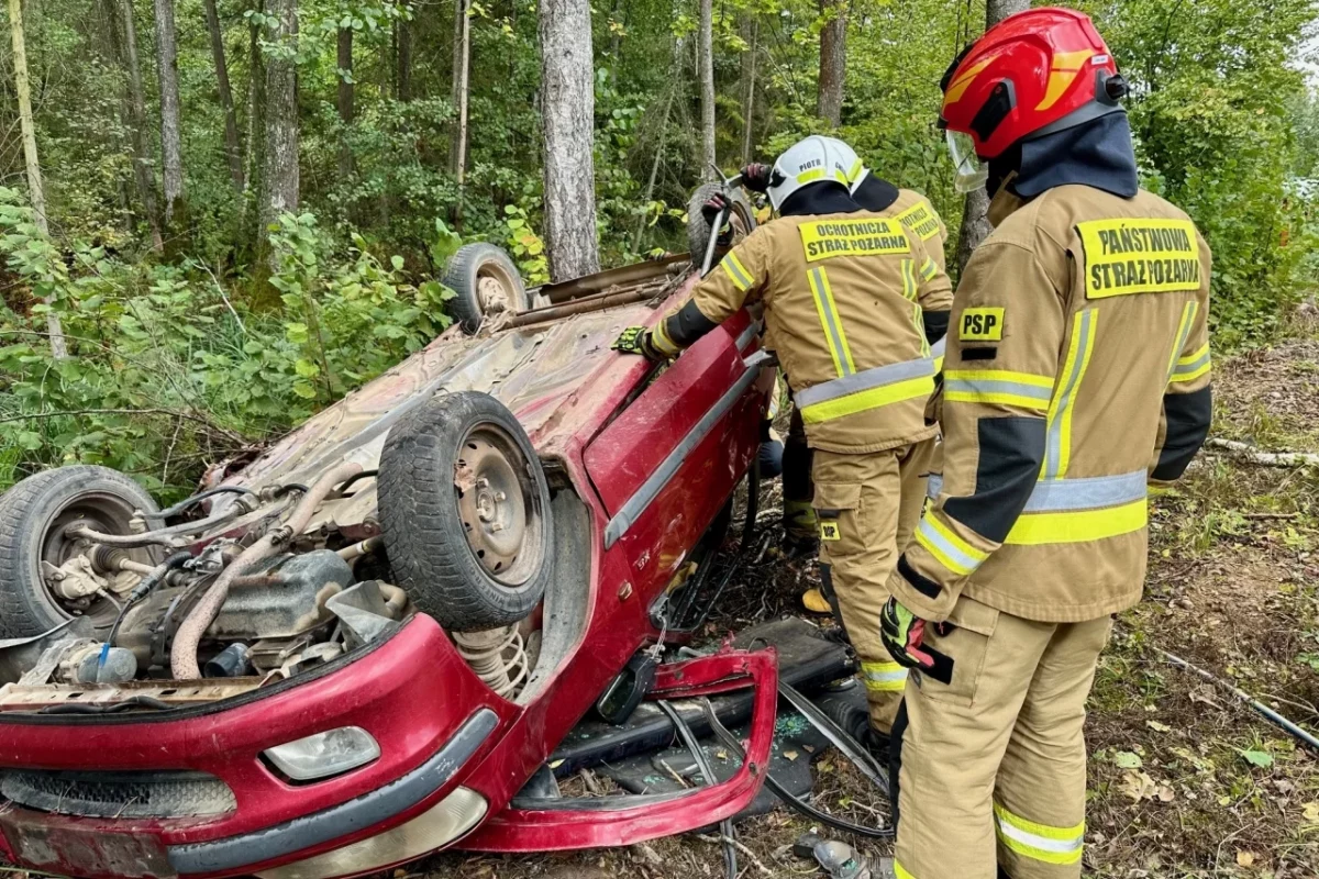 Augustów: Manewry ratownicze jednostek Ochotniczych Straży Pożarnych powiatu augustowskiego 2024 [Foto]