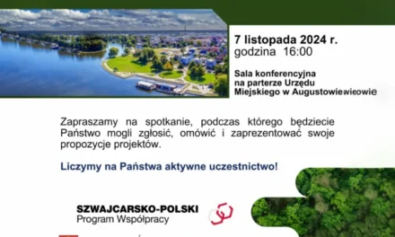 Augustów: Trwają prace nad wnioskiem do Polsko-Szwajcarskiego Programu Rozwoju Miast