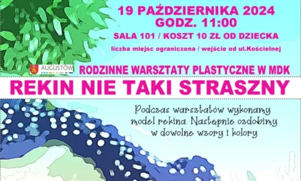 Augustów: Rekin nie taki straszny – rodzinne warsztaty malarskie