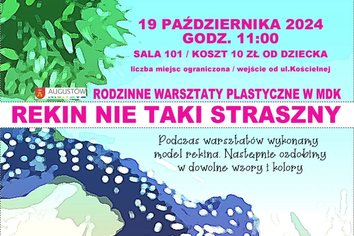 Rekin nie taki straszny – rodzinne warsztaty malarskie