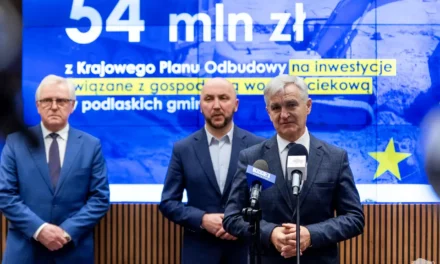 Ponad 54 mln zł na nowoczesną sieć kanalizacyjną w Podlaskiem