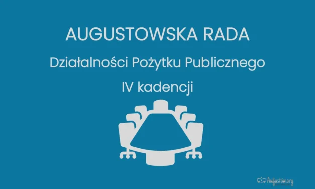 Augustów: Augustowska Rada Działalności Pożytku Publicznego IV kadencji